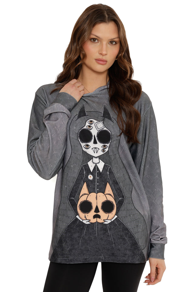 Demon Girl Hoodie Sweater