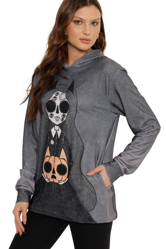 Demon Girl Hoodie Sweater