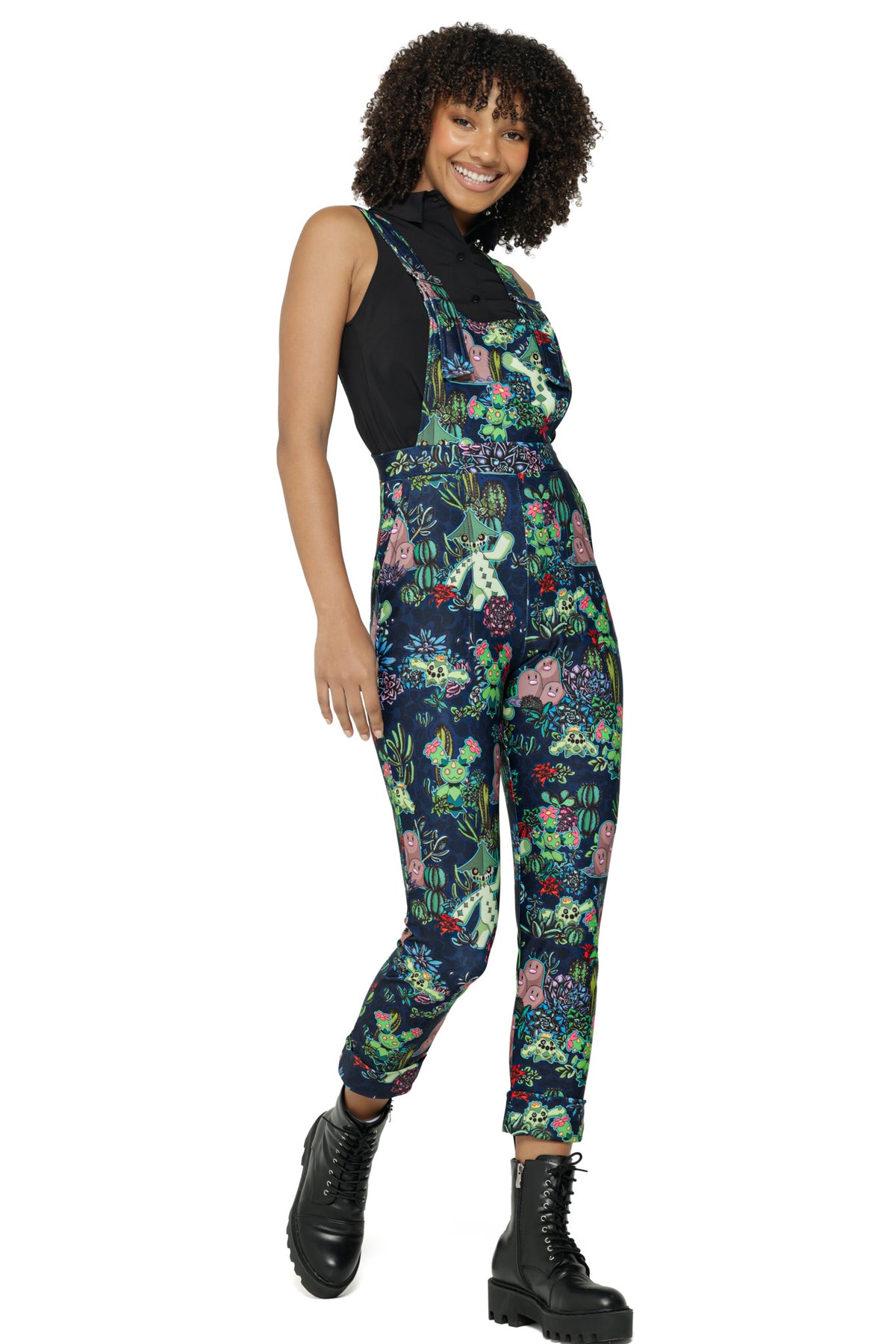 Desert Garden Long Overalls - Limited – BlackMilk Clothing