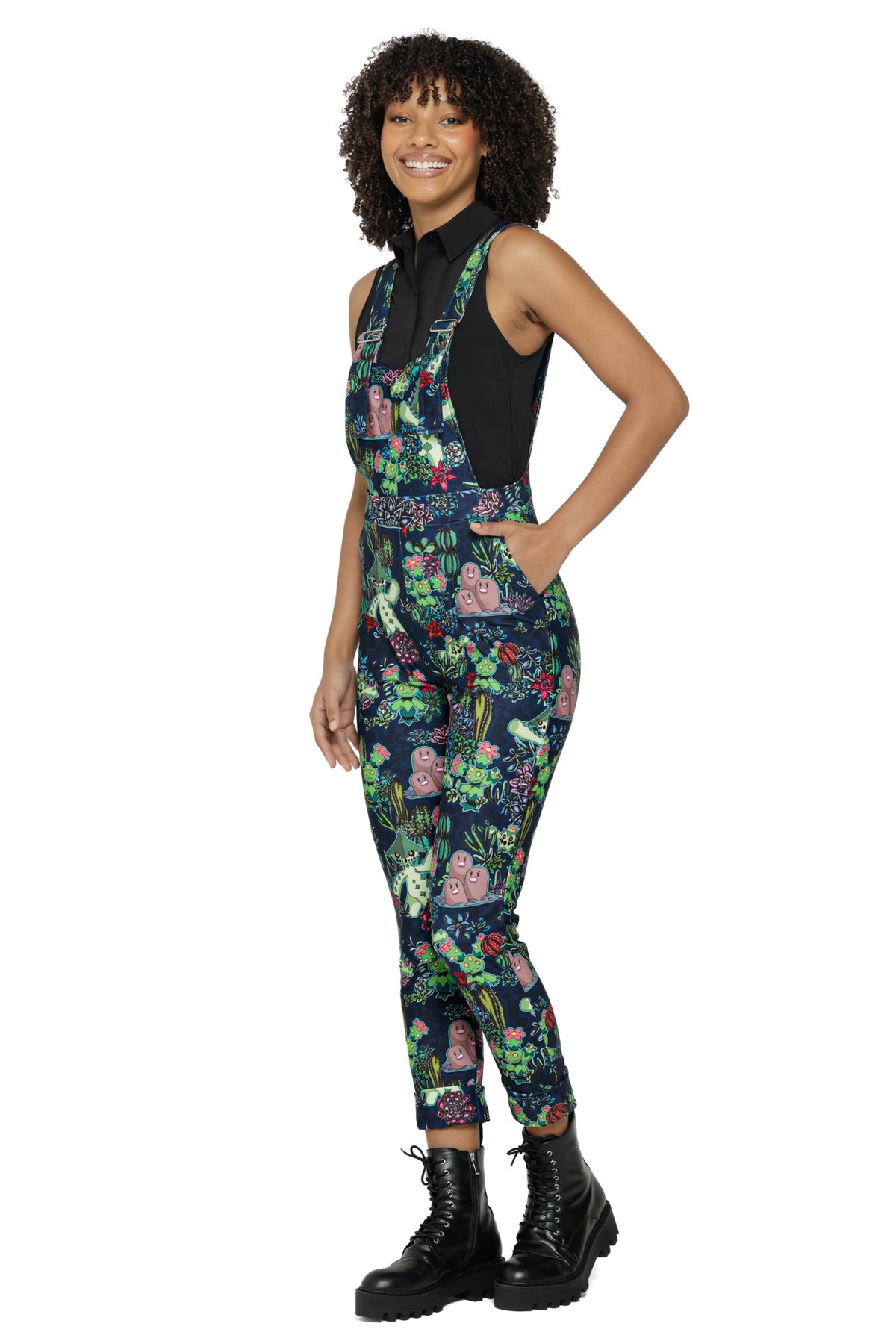 Desert Garden Long Overalls - Limited – BlackMilk Clothing