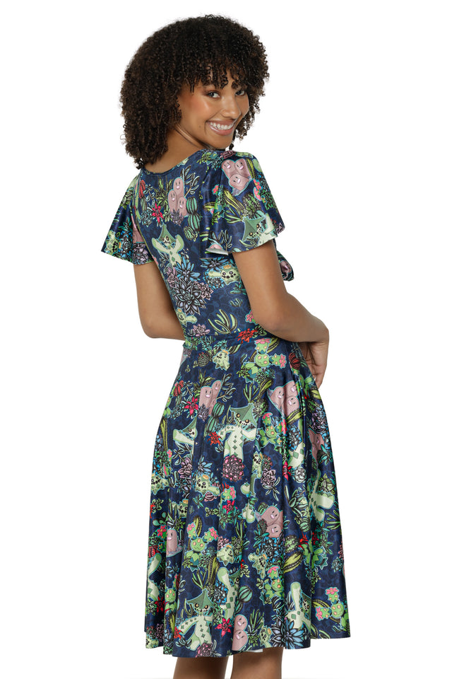 Desert Garden Rio Midi Dress