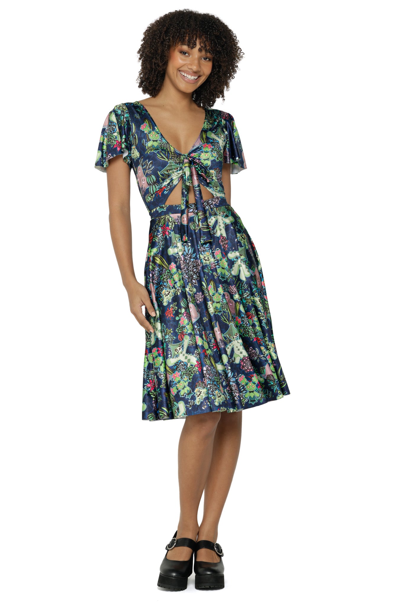 Desert Garden Scoop Longline Dress - Limited – BlackMilk Clothing