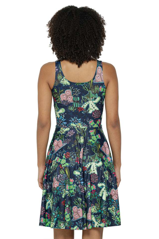 Desert Garden Scoop Longline Dress