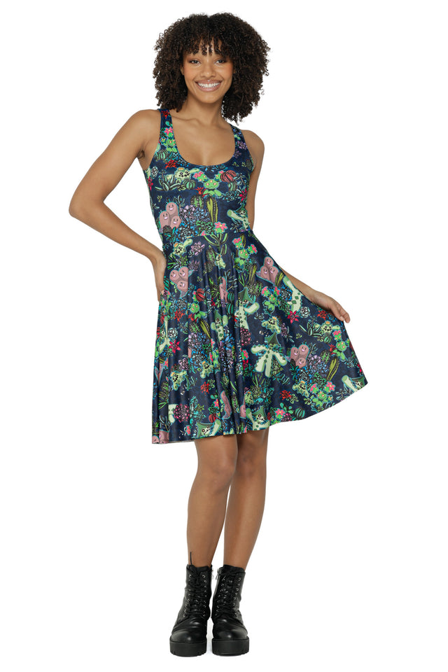 Desert Garden Scoop Longline Dress