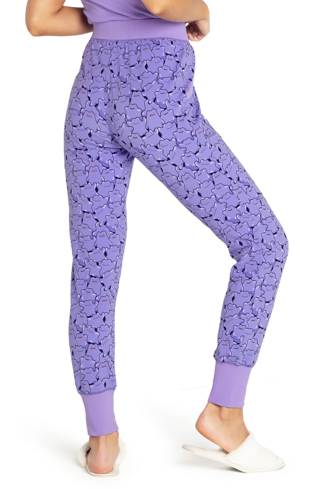 BlackMilk Clothing x Pokemon - Ditto Pile Comfy Pants - Pokémon Merchandise - Collaboration apparel - Licenced.
