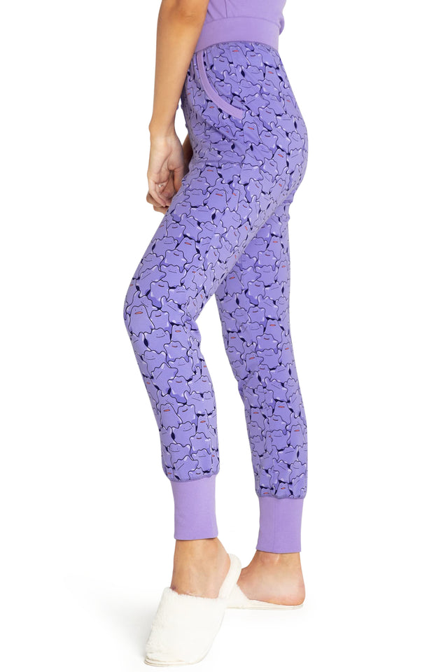 BlackMilk Clothing x Pokemon - Ditto Pile Comfy Pants - Pokémon Merchandise - Collaboration apparel - Licenced.