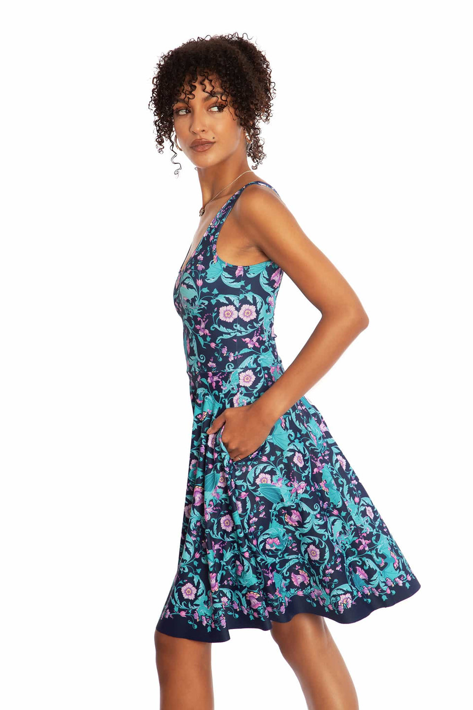 Dragon Garden Scoop Longline Dress - Limited – BlackMilk Clothing