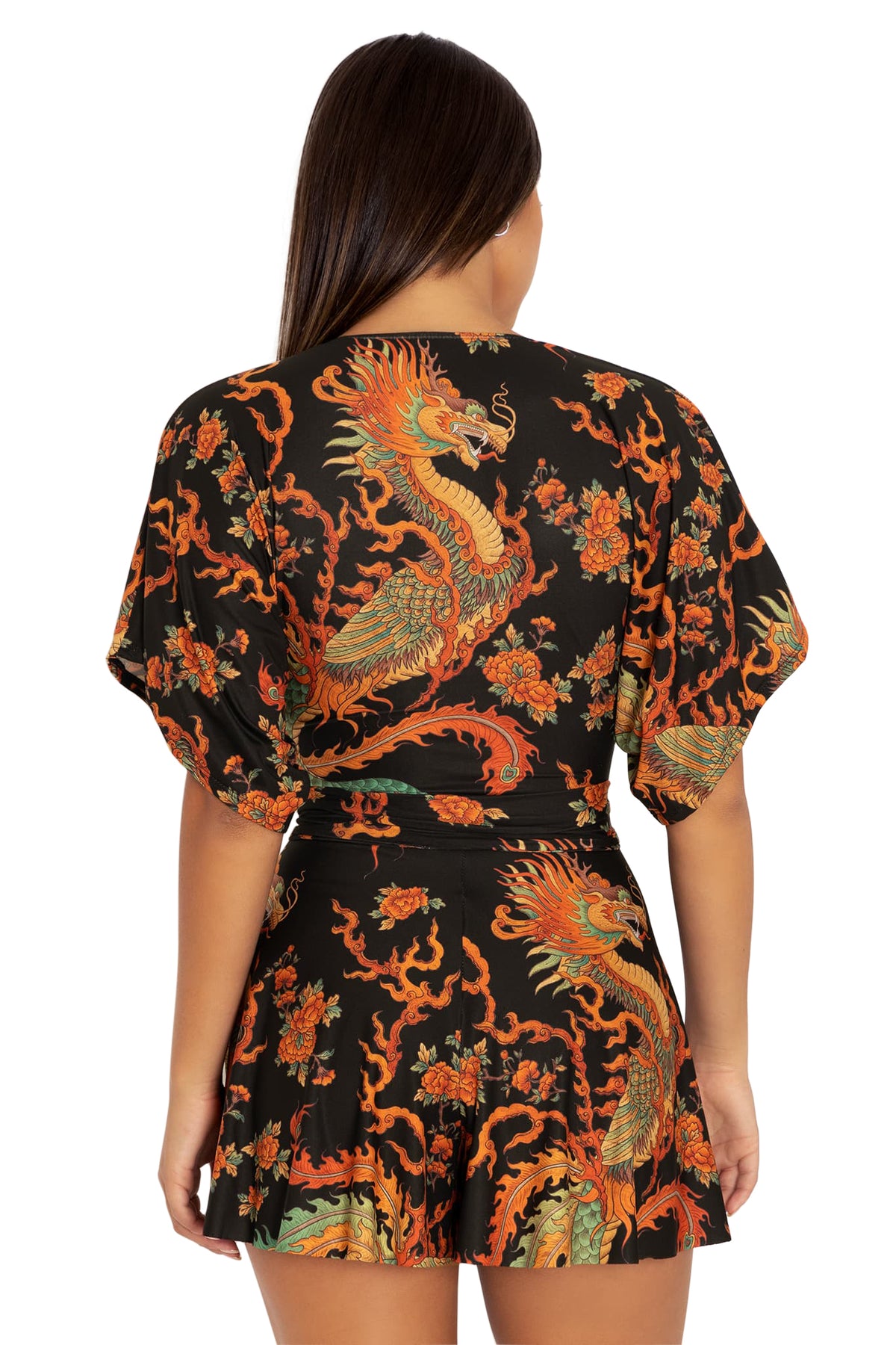 Dragon Rising Slinky Playsuit - Limited – BlackMilk Clothing