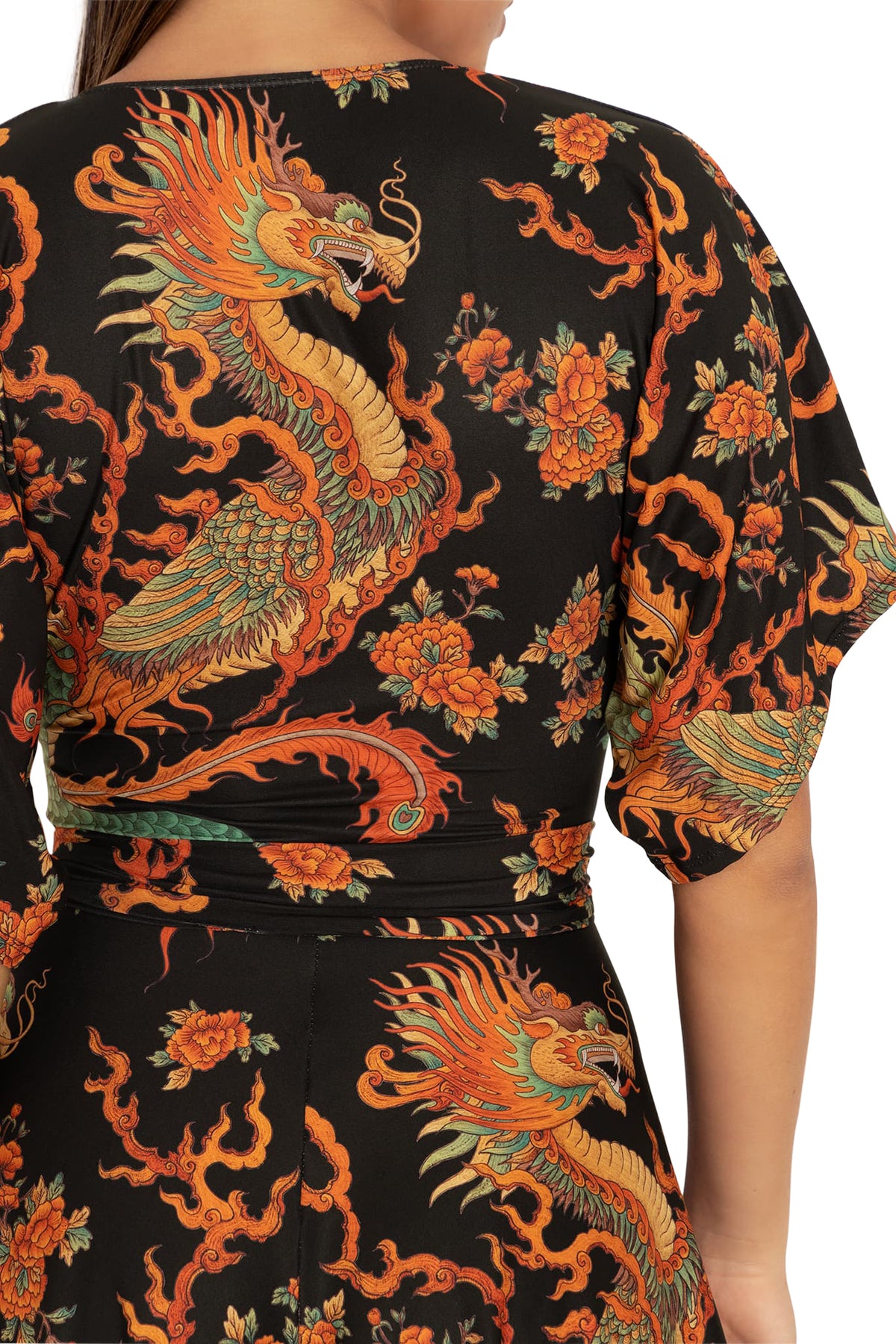 Dragon Rising Slinky Playsuit - Limited – BlackMilk Clothing