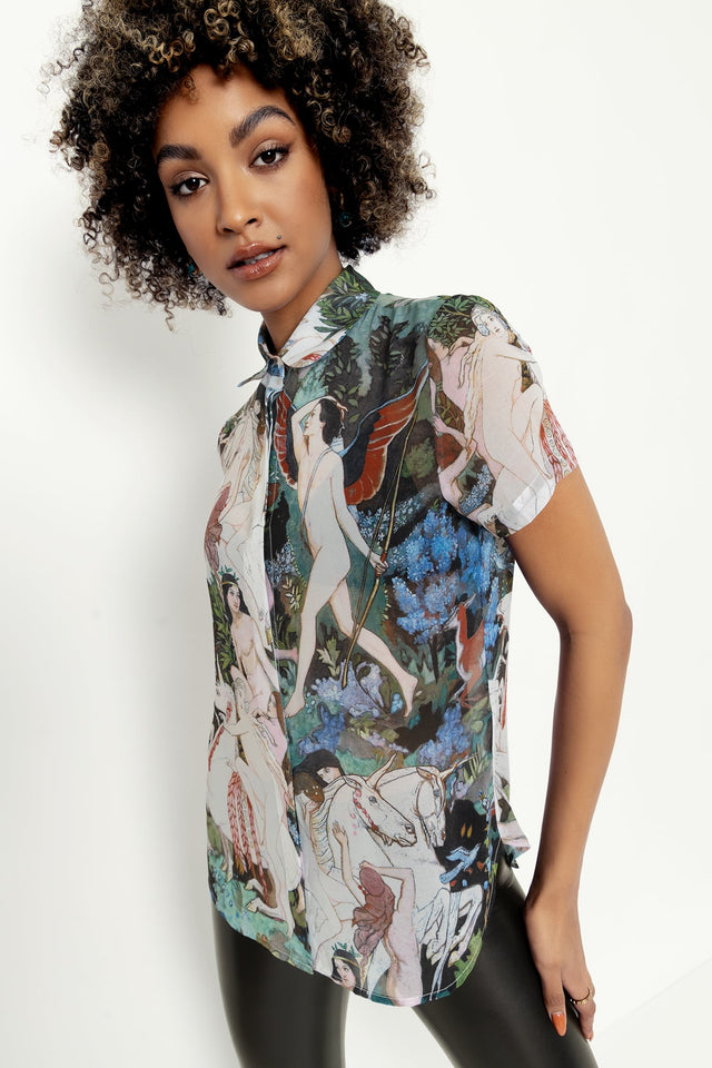 Duncan Unicorns Cute As A Button Shirt