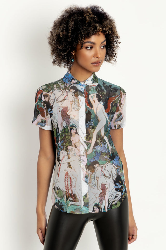 Duncan Unicorns Cute As A Button Shirt