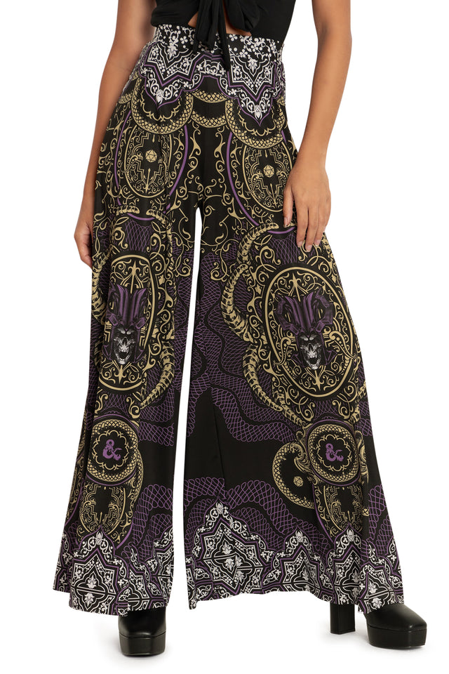 Dungeon Master Palazzo Pants Front