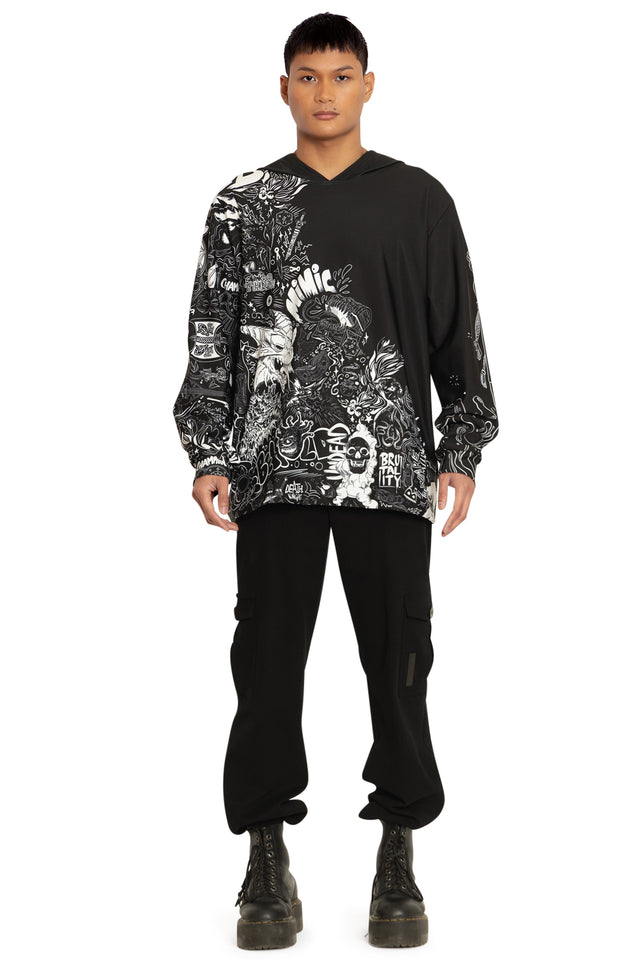 Dungeons And Dragons Graffiti Hoodie Sweater Front