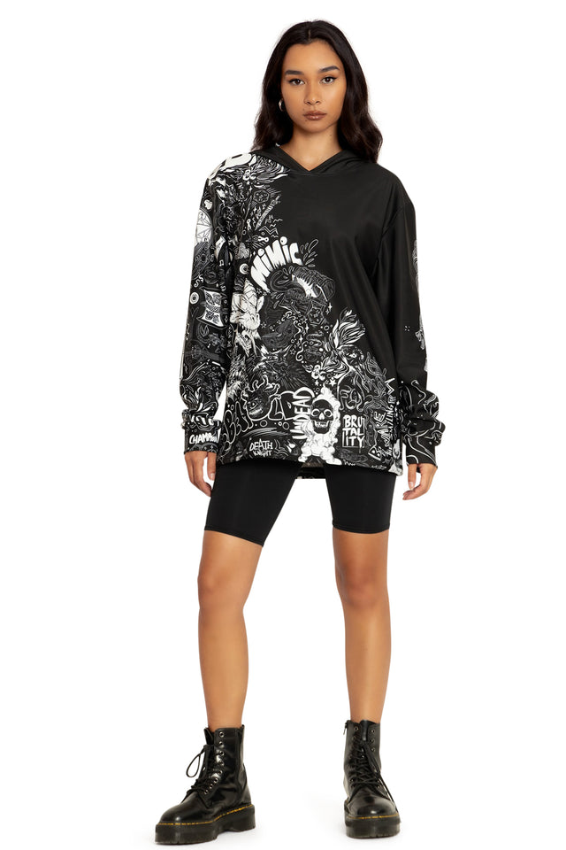 Dungeons And Dragons Graffiti Hoodie Sweater Front