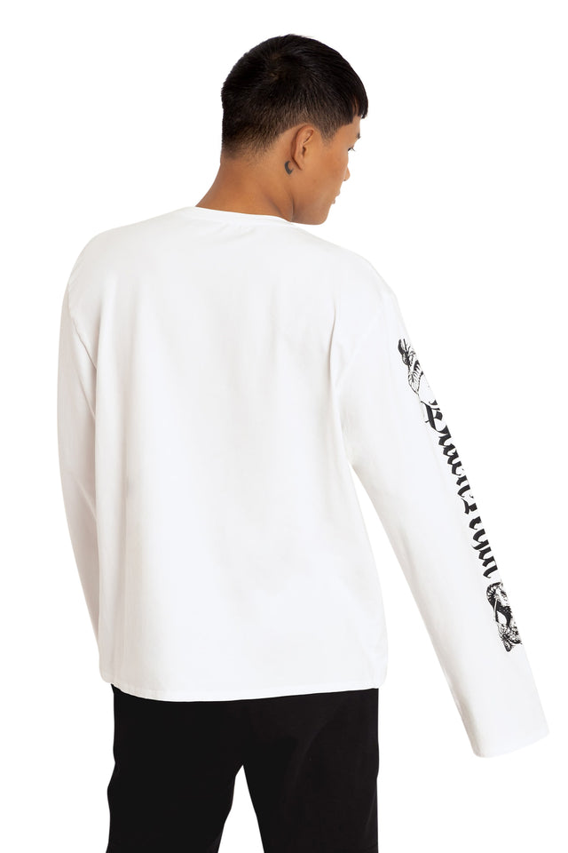 Dungeons And Dragons Lich Long Sleeve Oversized Tee Back