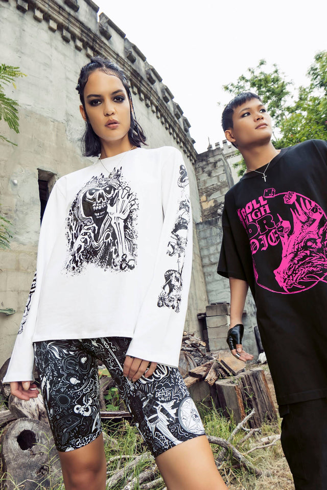 Dungeons And Dragons Lich Long Sleeve Oversized Tee Campaign 