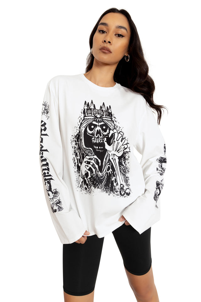 Dungeons And Dragons Lich Long Sleeve Oversized Tee Front