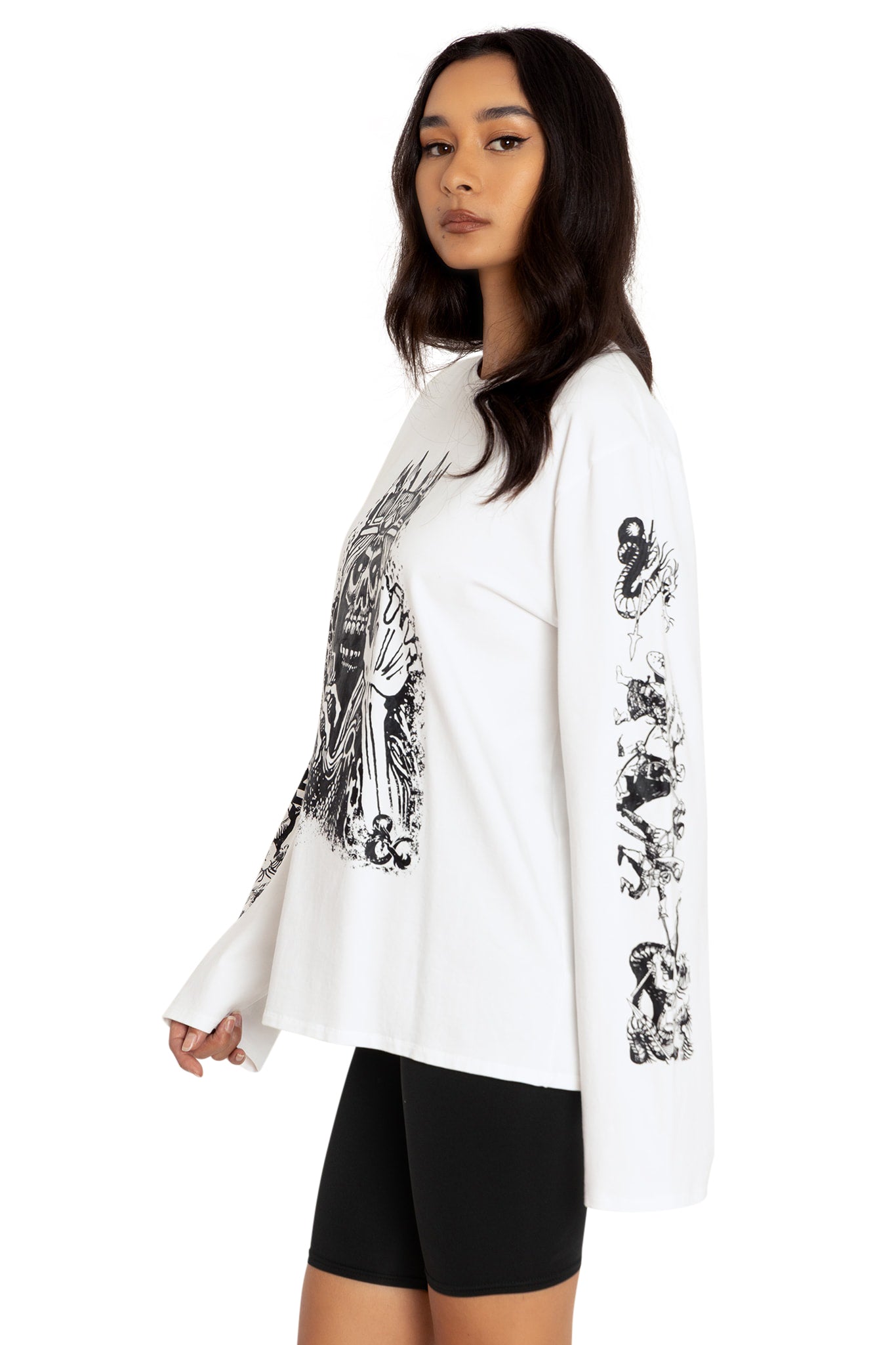 10/4まで♥完売品♥Boyfriend Long Tee♥todayful Lich Long Sleeve Oversized Boyfriend Tee - Limited – BlackMilk