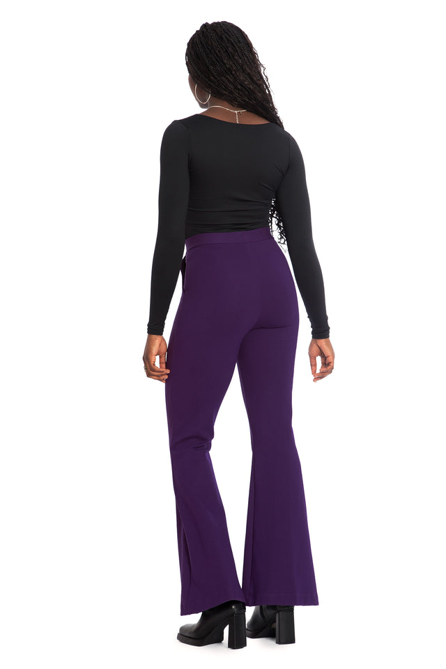 Eggplant Bootleg Pants