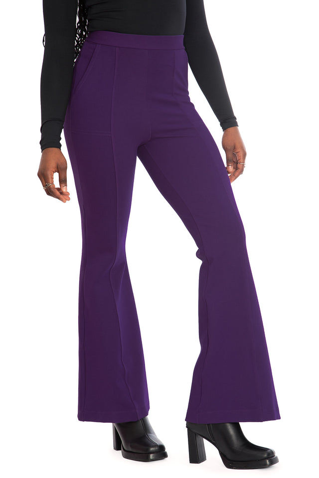 Eggplant Bootleg Pants