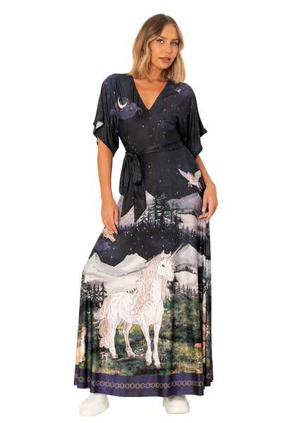 Enchanted Kimono Maxi Dress
