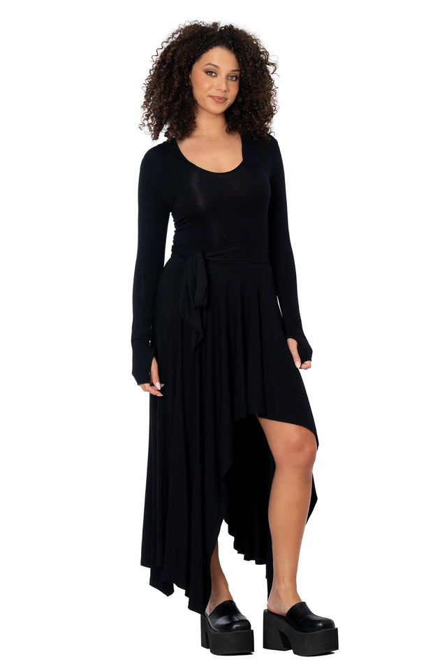 Dead Dancer Dress in black – BlackMilk Clothing, product image 1