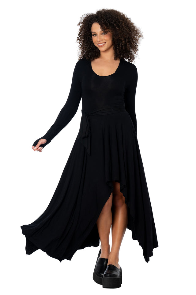 Dead Dancer Dress in black – BlackMilk Clothing, product image 3