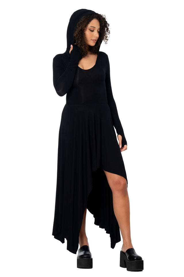 Dead Dancer Dress in black – BlackMilk Clothing, product image 7