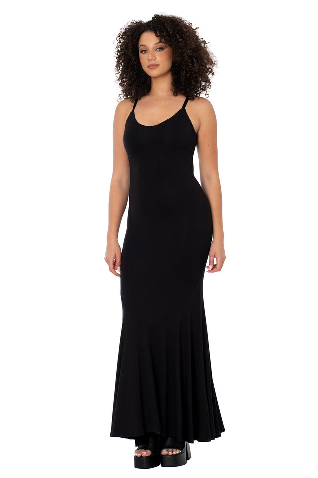 Mrs Addams Dress in black – BlackMilk Clothing, product image 2
