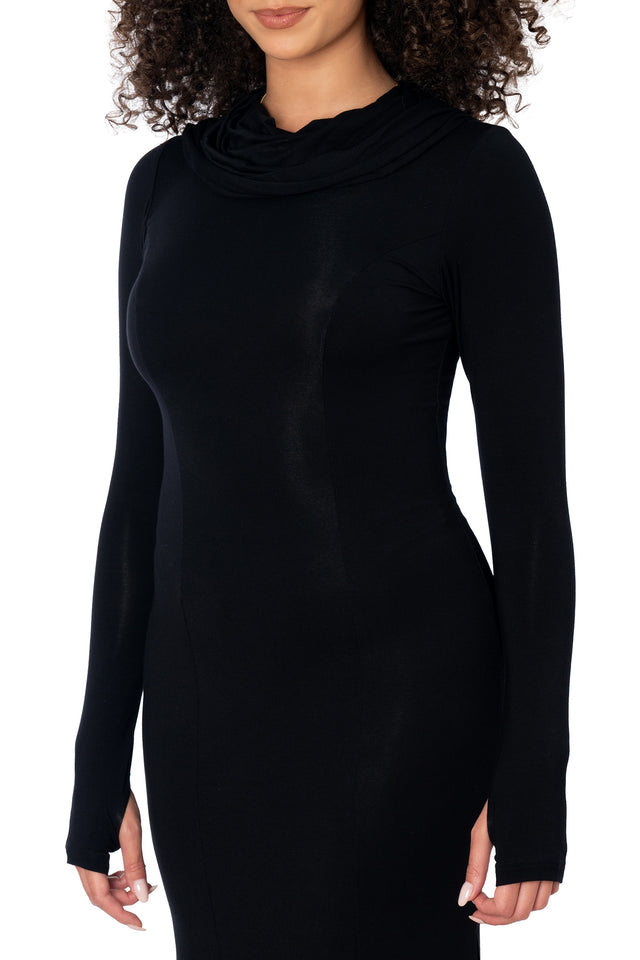 The Cult Leader Dress in black – BlackMilk Clothing, product image 4