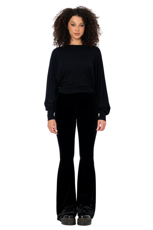 The Dance Teacher Top in black – BlackMilk Clothing, product image 1