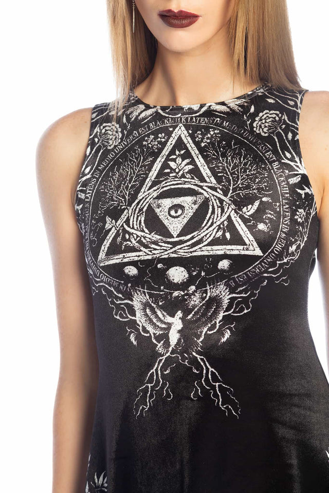 Eye of the Infinite Velvet Play Dress