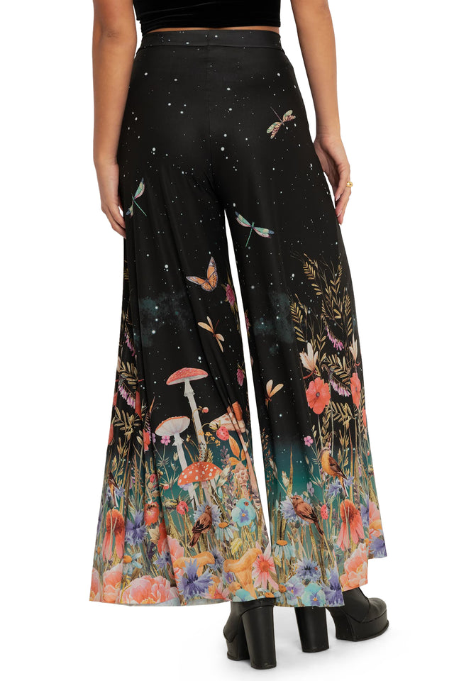 Fairytale Floral Palazzo Pants back