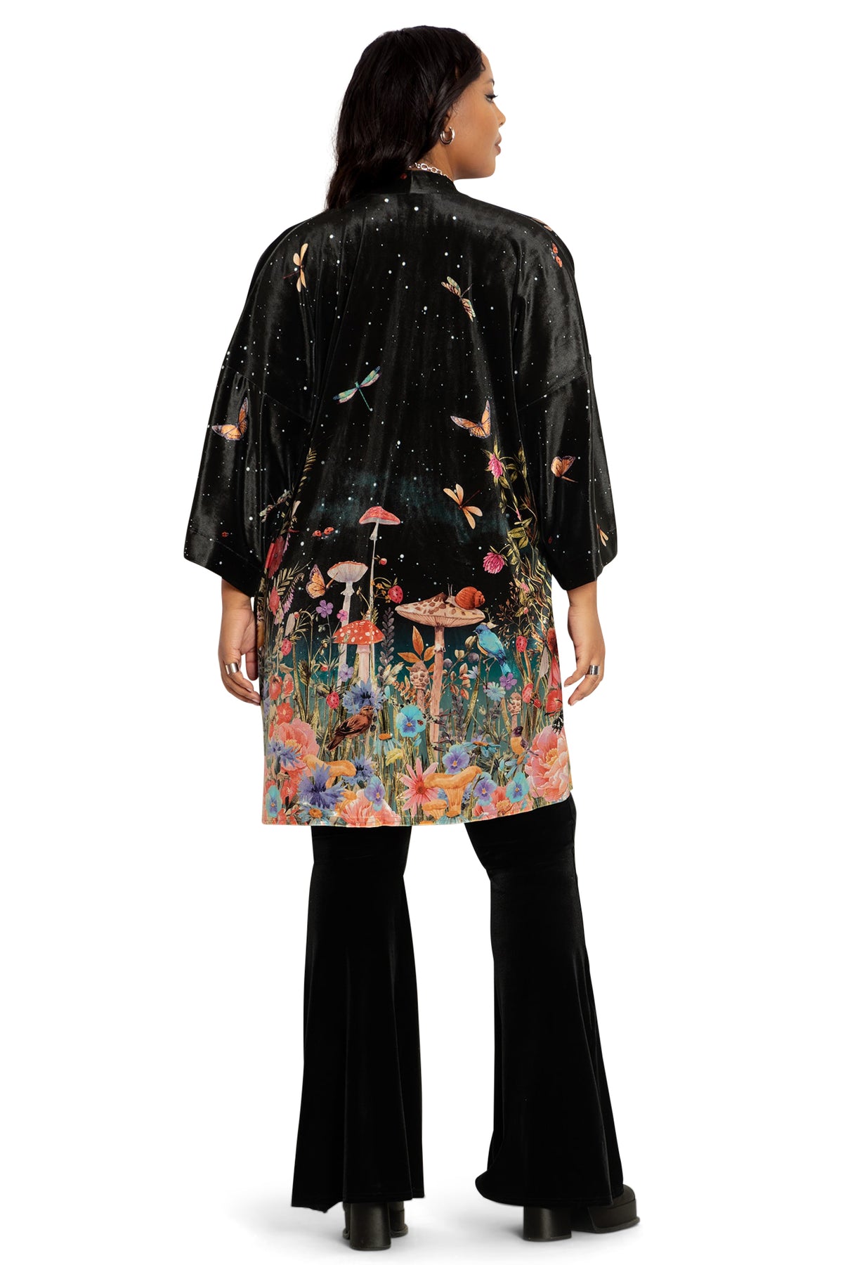Fairytale Floral Velvet Robe - Limited – BlackMilk Clothing