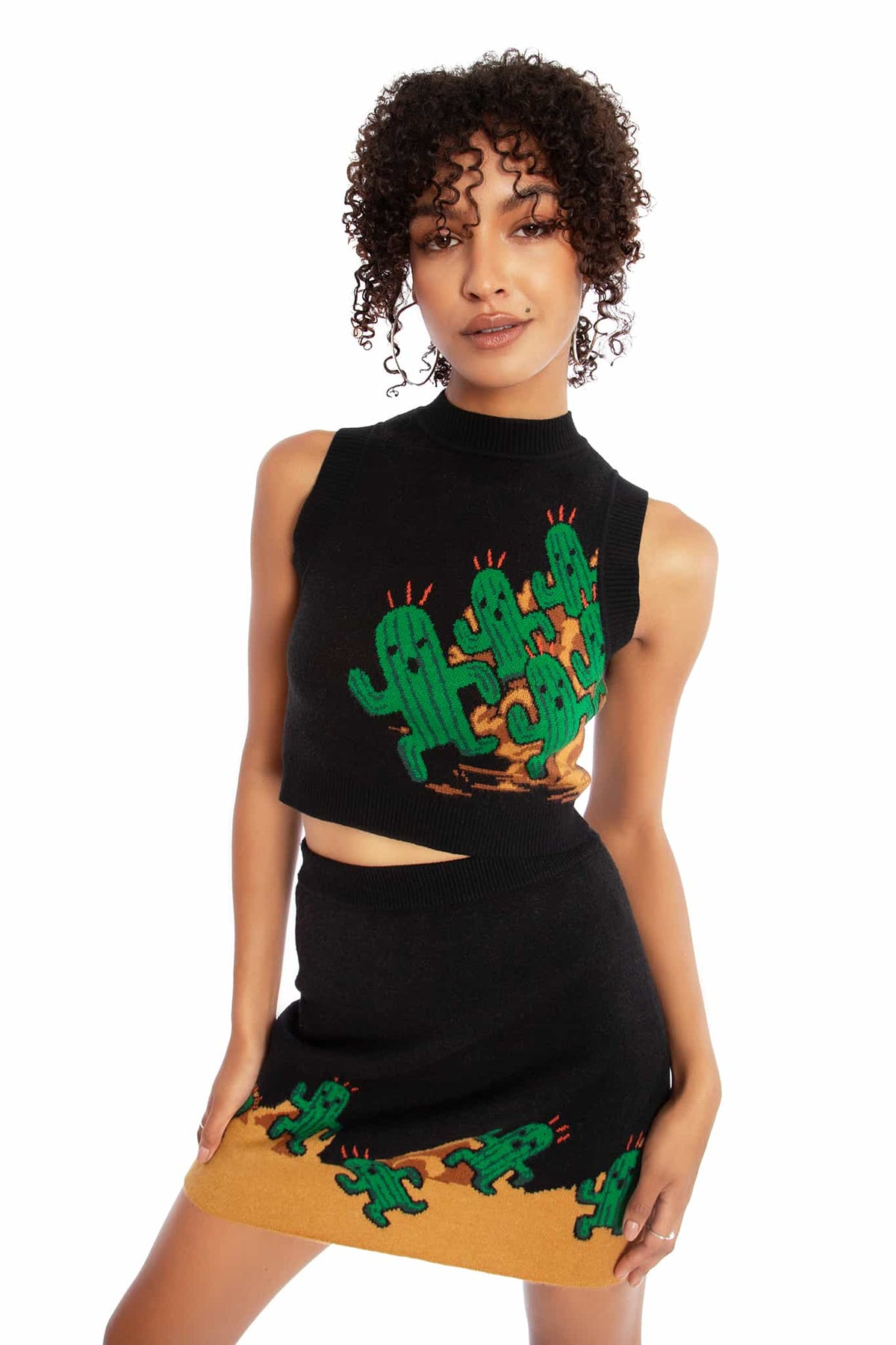 Cactuar Knit Crop - Limited – BlackMilk Clothing