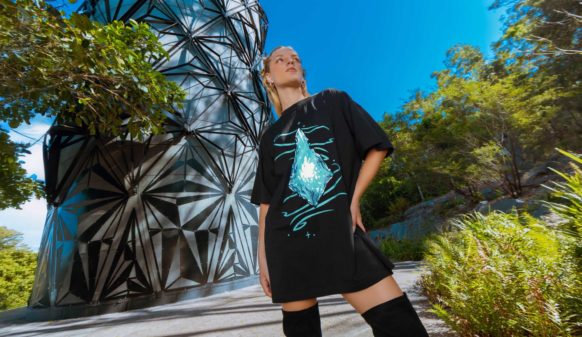 Final Fantasy XIV Online, Licensed Collaboration with BlackMilk Clothing - Iconic gaming-inspired fashion featuring Baby Chocobo, Cactuar, Three Great Continents, Mothercrystal, and more. Level up your wardrobe with must-have pieces for every fan, including dresses, jumpers, tops, and more.