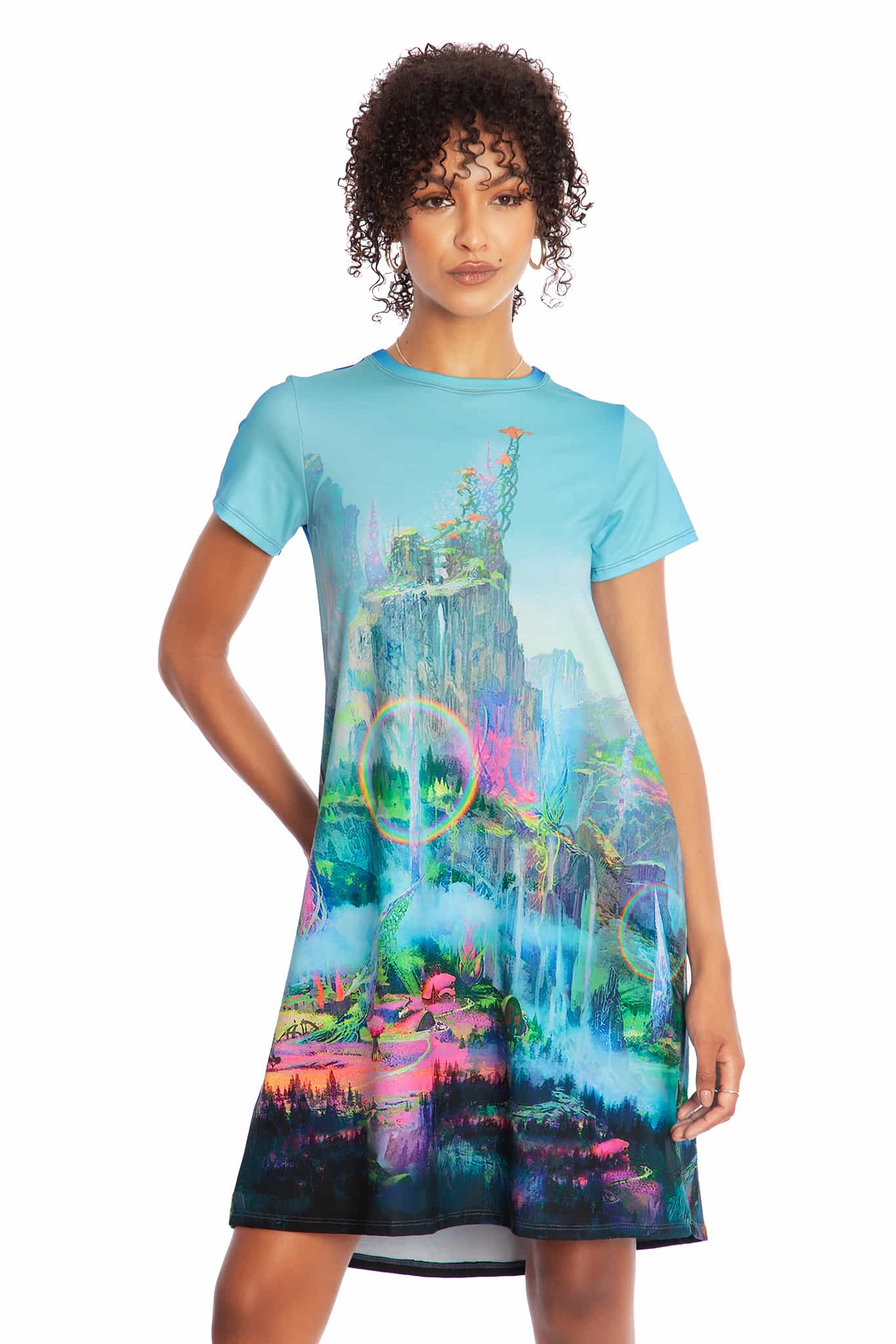 Il Mheg Longline Swing Tee Dress - Limited – BlackMilk Clothing