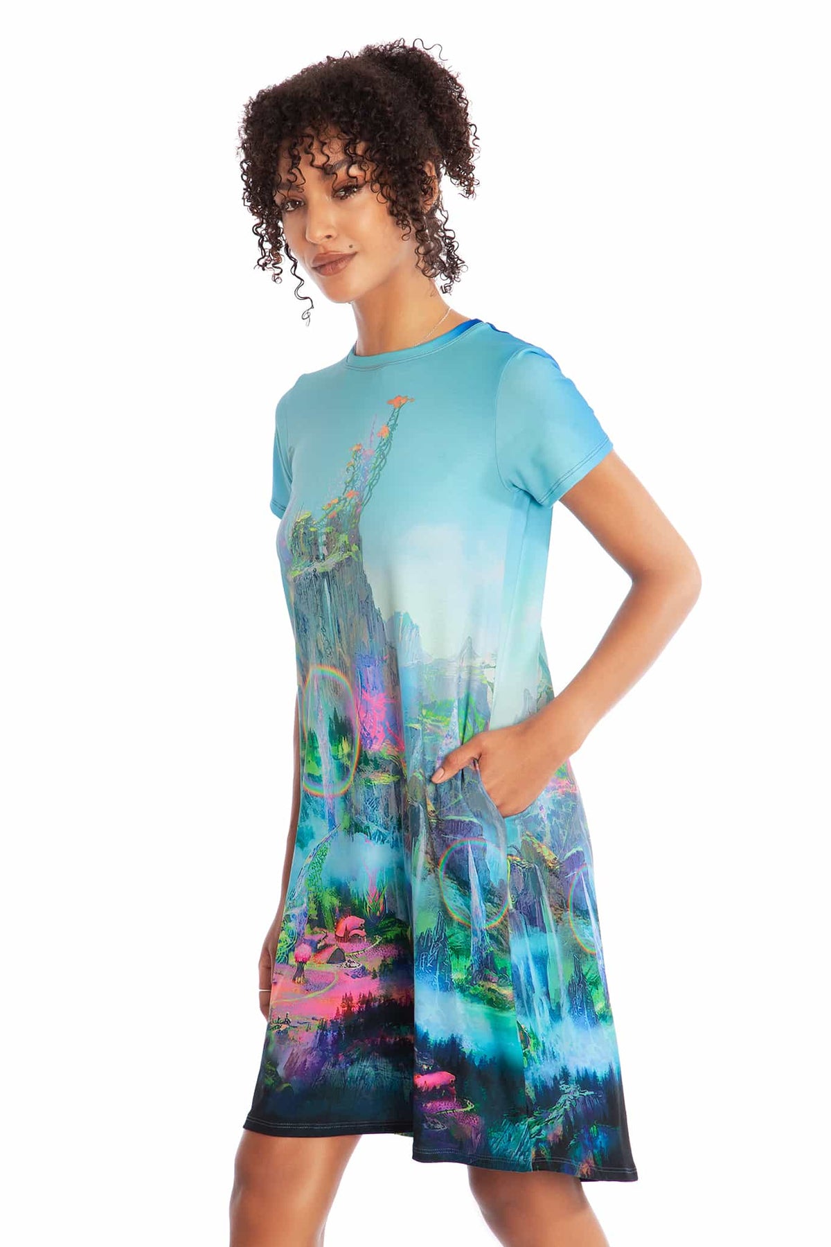 Il Mheg Longline Swing Tee Dress - Limited – BlackMilk Clothing