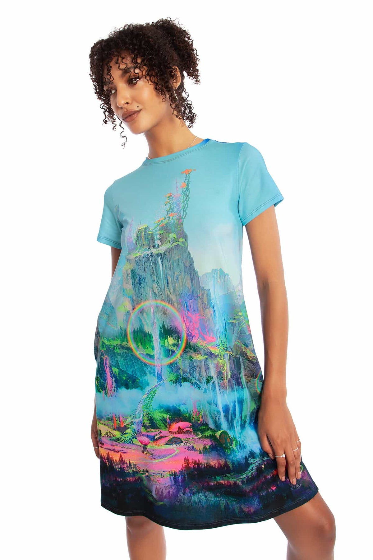 Il Mheg Longline Swing Tee Dress - Limited – BlackMilk Clothing