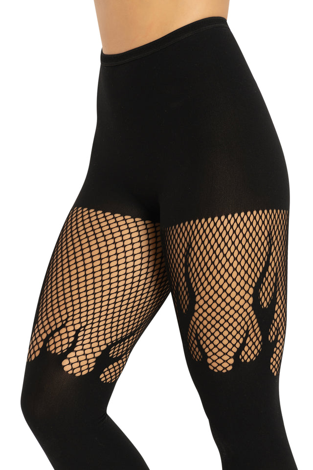 BlackMilk Clothing - Flaming Hosiery