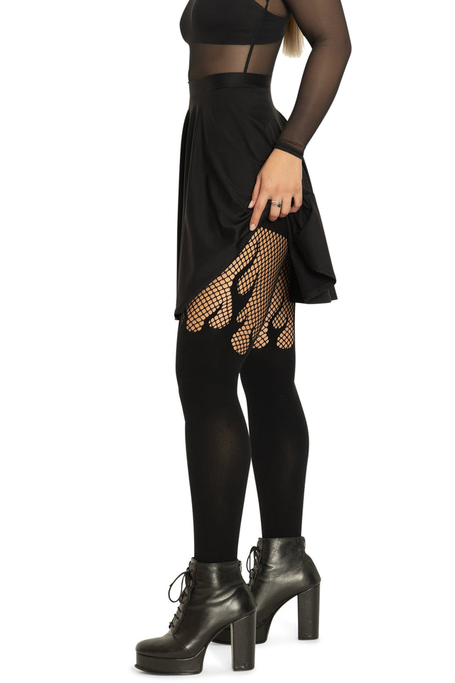 BlackMilk Clothing - Flaming Hosiery