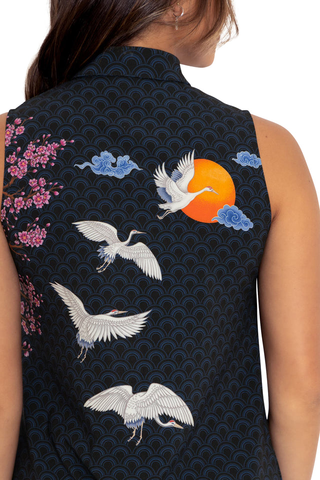 BlackMilk Clothing - Flight Of Tsuru Business Shirt