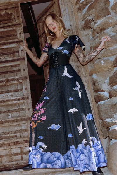 Flight-Of-Tsuru-Flounce-Sleeve