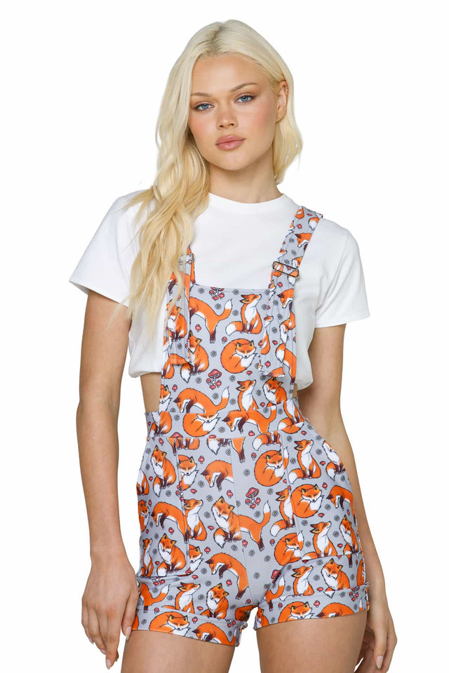 For Fox Sake Short Overalls