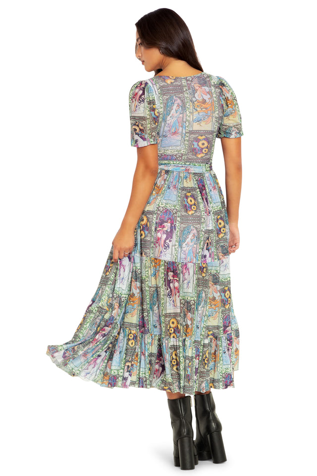 BlackMilk Clothing - Four Seasons Wrap Midaxi Dress