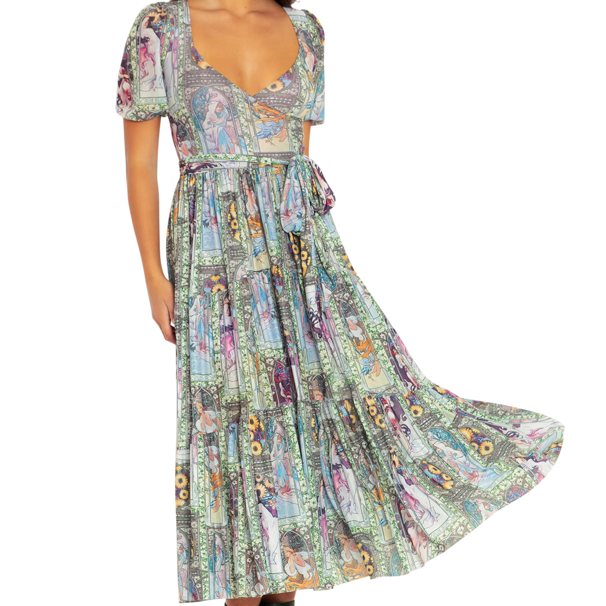 Four Seasons Wrap Midaxi Dress - Limited – BlackMilk Clothing