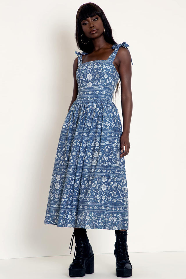 Foxy Garden Tie Dress