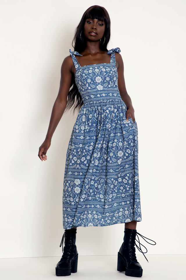 Foxy Garden Tie Dress
