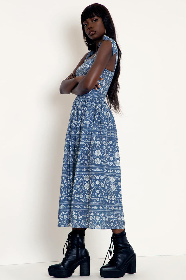 Foxy Garden Tie Dress