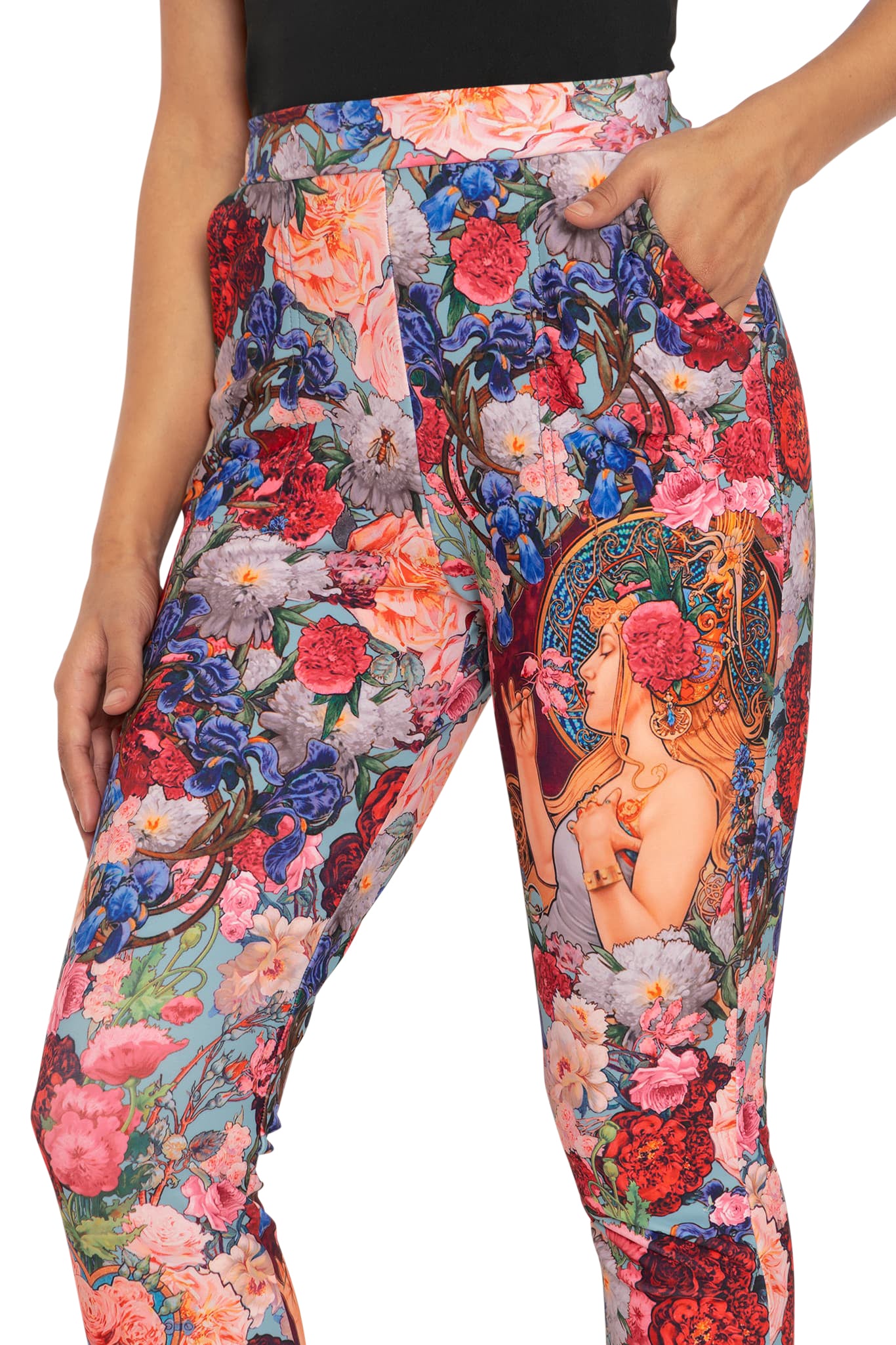 Fragrance Of Violets Cuffed Pants - Limited – BlackMilk Clothing